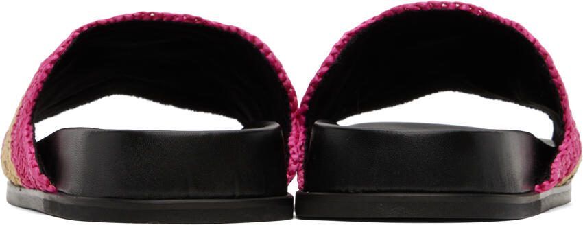 Marni Pink  Beige No Vacancy Inn Edition Fussbett Sandals - Picture 2