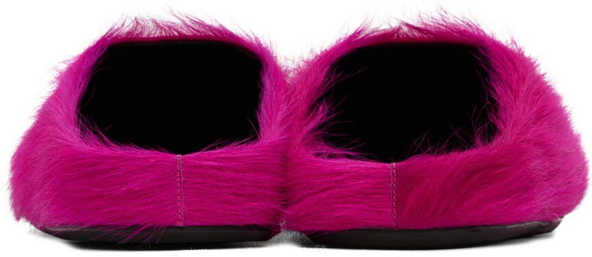 Marni Pink Fussbett Sabot Loafers