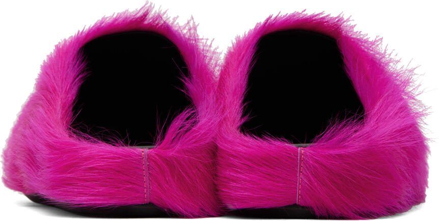 Marni Pink Fussbett Sabot Loafers