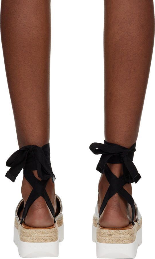 Marni Silver Platform Espadrilles - Picture 5