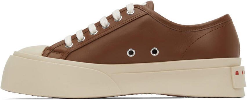 Marni SSENSE Exclusive Brown  Off-White Pablo Sneakers - Picture 4