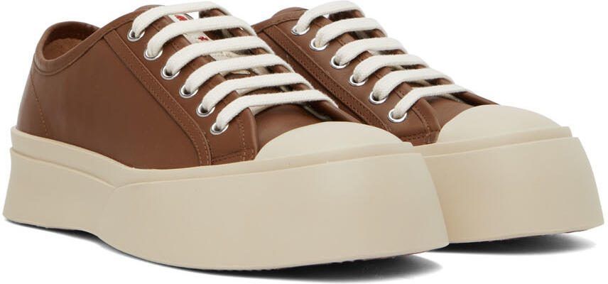 Marni SSENSE Exclusive Brown  Off-White Pablo Sneakers - Picture 2