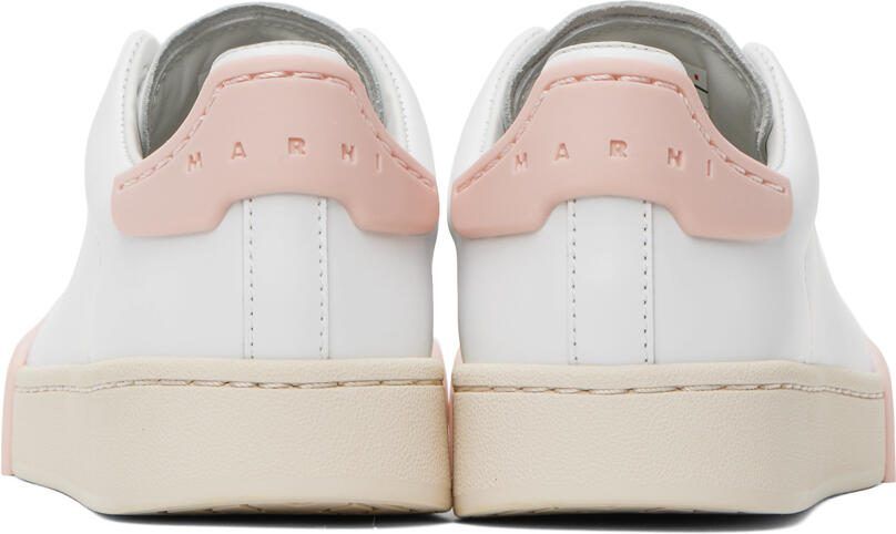 Marni White  Pink Dada Bumper Sneakers