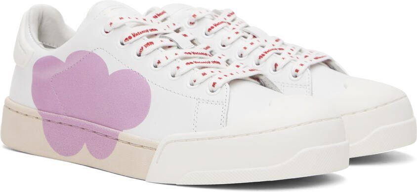 Marni White Dada Bumper Sneakers - Picture 2