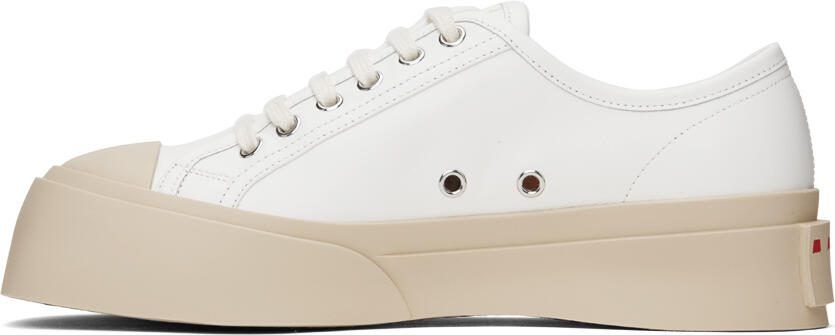 Marni White  Beige Pablo Sneakers - Picture 5