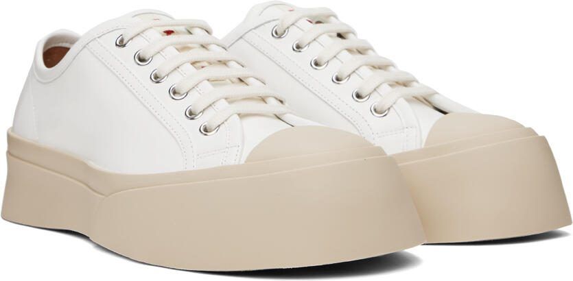 Marni White  Beige Pablo Sneakers - Picture 2