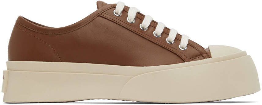 Marni SSENSE Exclusive Brown  Off-White Pablo Sneakers - Picture 4
