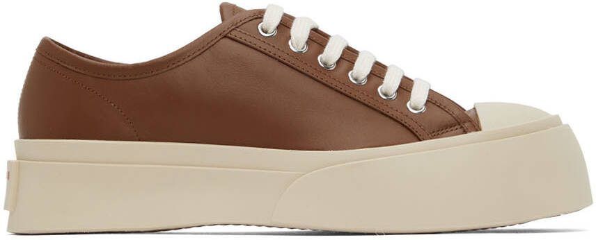 Marni SSENSE Exclusive Brown  Off-White Pablo Sneakers - Picture 5