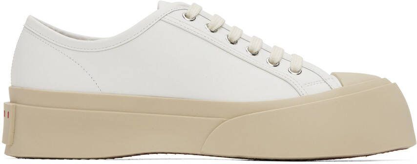 Marni White  Beige Pablo Sneakers - Picture 6