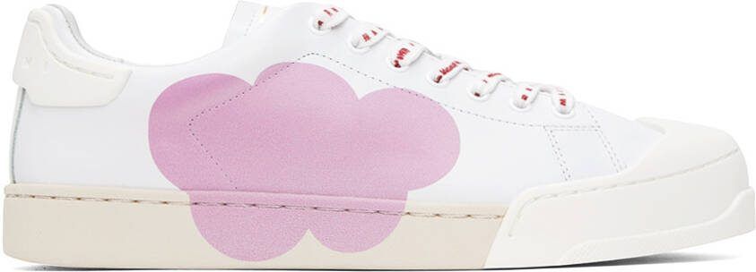 Marni White No Vacancy Inn Edition Dada Bumper Sneakers - Picture 5