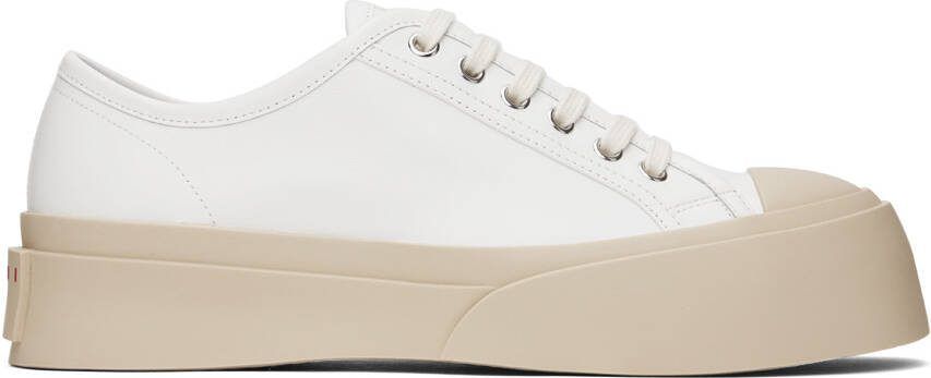 Marni White  Beige Pablo Sneakers - Picture 4