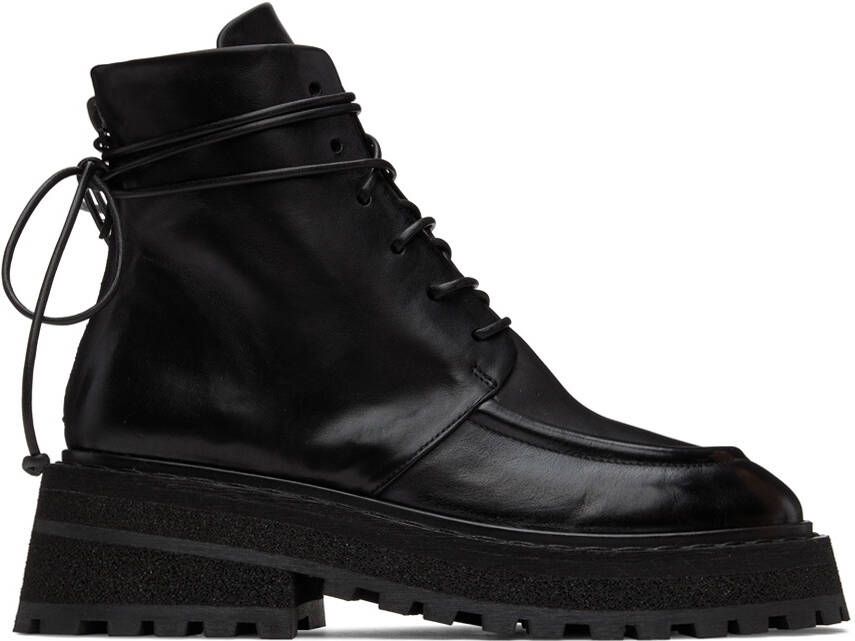 Marsèll Black Carro Ankle Boots - Picture 5