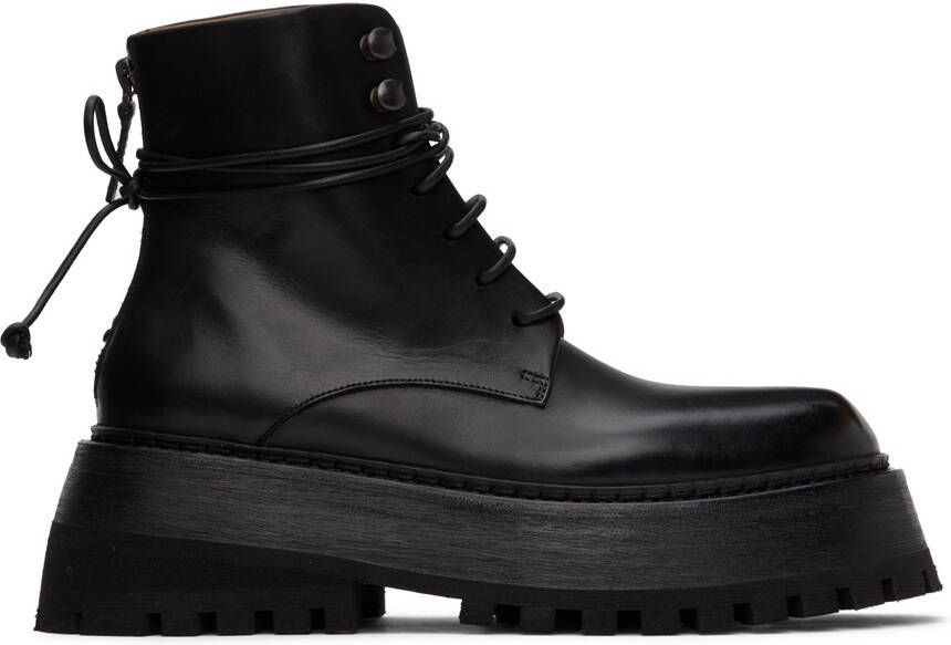 Marsèll Black Quadrarmato Boots - Picture 5