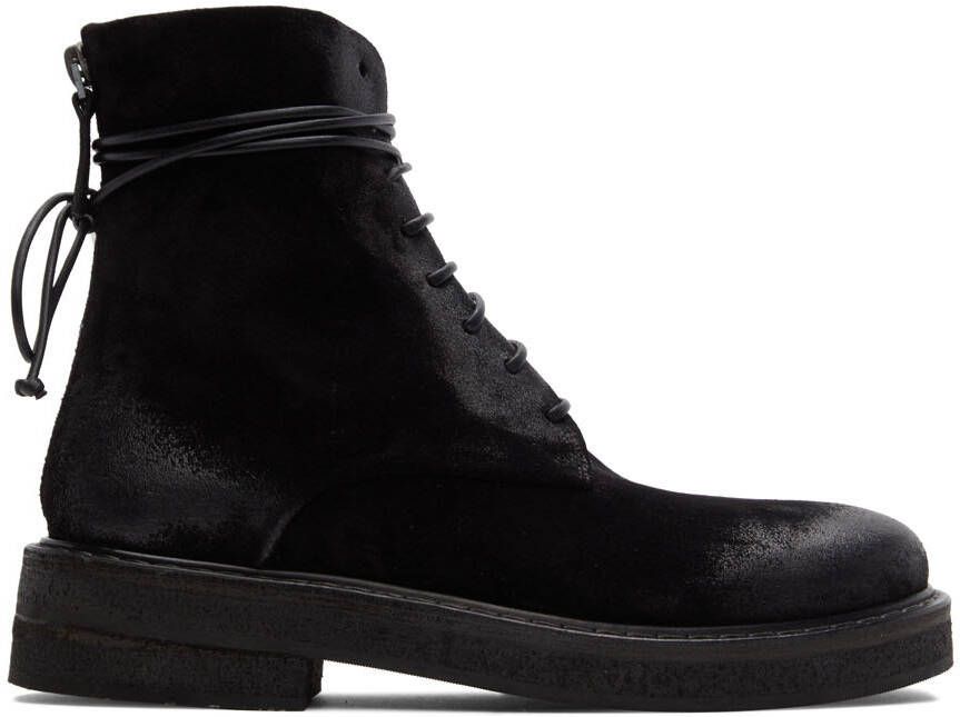 Marsèll Black Suede Parrucca Boots - Picture 5