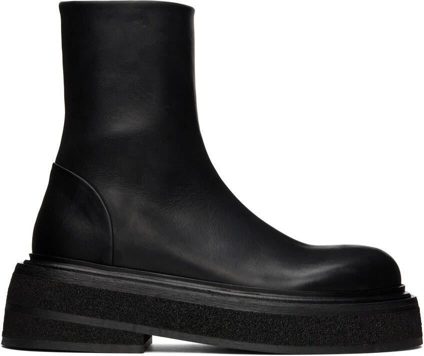 Marsèll Black Zuccone Boots - Picture 5