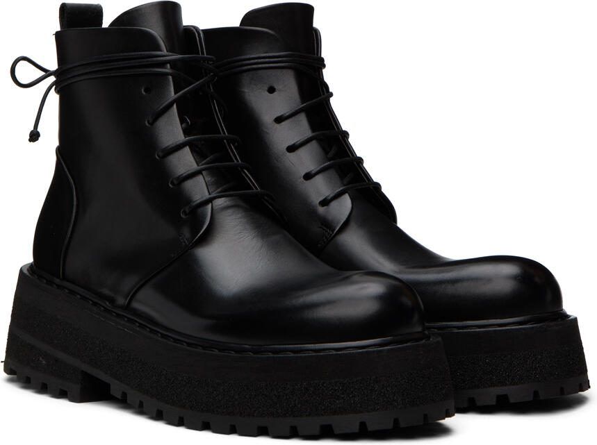 Marsèll Black Carretta Lace-Up Boots - Picture 2