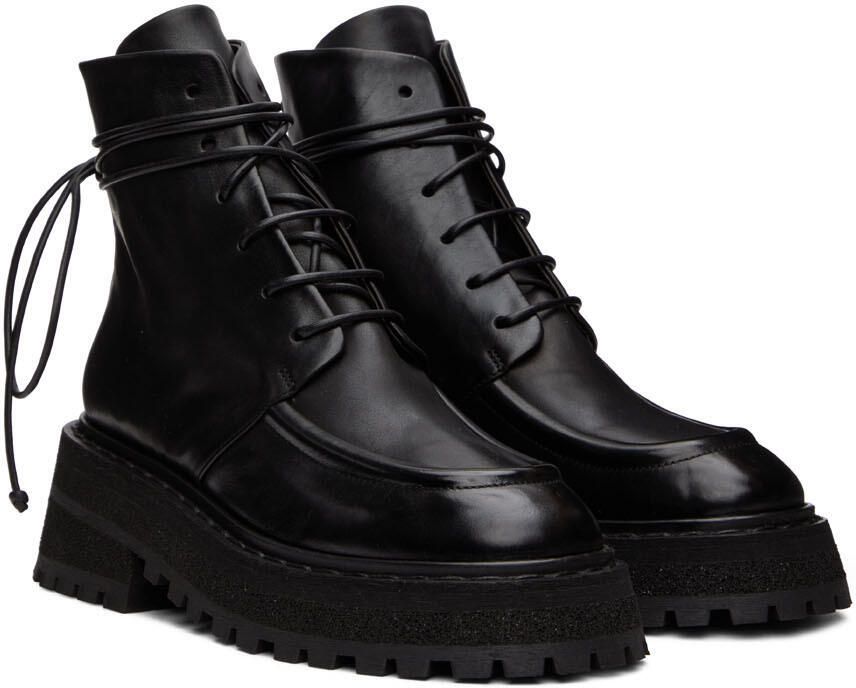 Marsèll Black Carro Ankle Boots - Picture 2