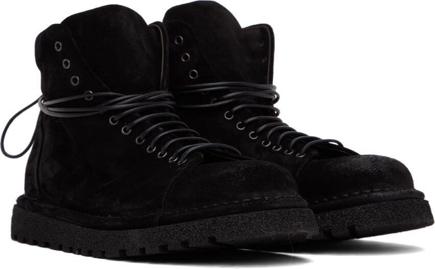 Marsèll Black Gomme Pallottola Pomice Boots - Picture 2