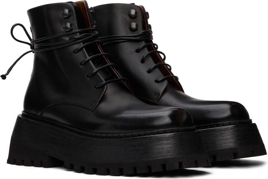 Marsèll Black Quadrarmato Boots - Picture 3