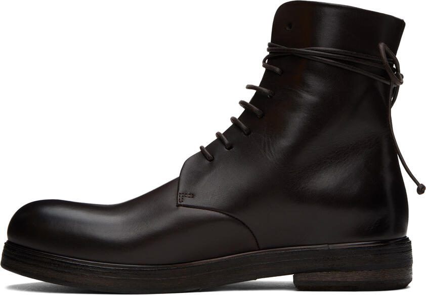 Marsèll Brown Zucca Zeppa Lace-Up Boots - Picture 3