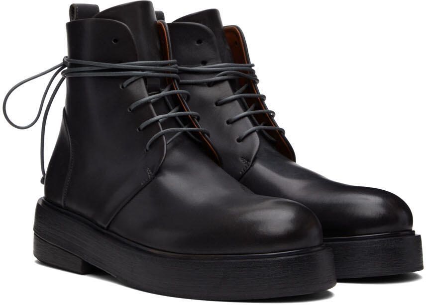 Marsèll Gray Zuccolona Lace-Up Boots - Picture 3