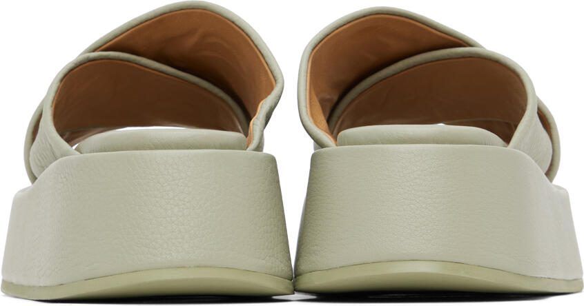 Marsèll SSENSE Exclusive Green Scalzato Sandals