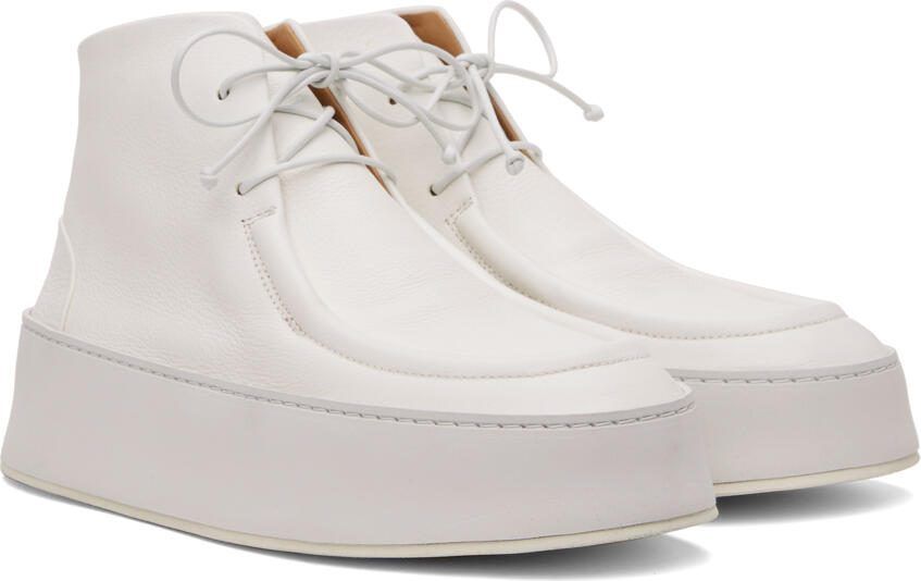 Marsèll White Cassapana Boots - Picture 2