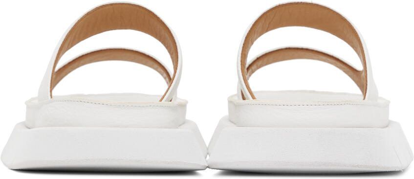 Marsèll White Intagliato Sandals - Picture 5