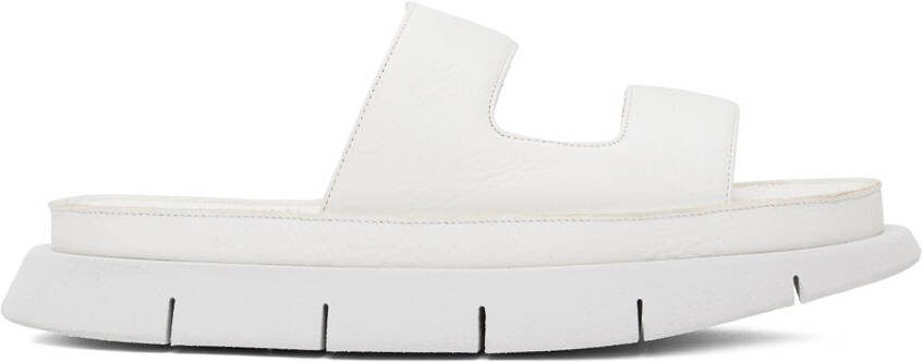 Marsèll White Intagliato Sandals - Picture 9