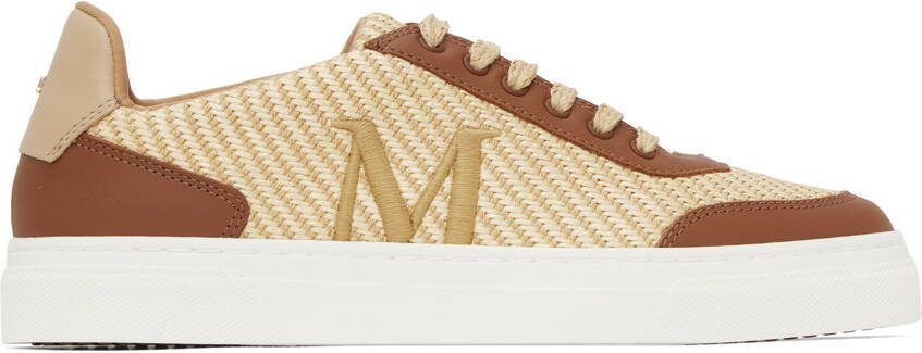 Max Mara Beige  Brown Taba Sneakers - Picture 5