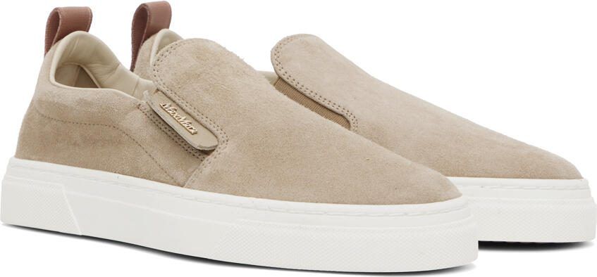 Max Mara Beige Tia Low Top Sneakers - Picture 2