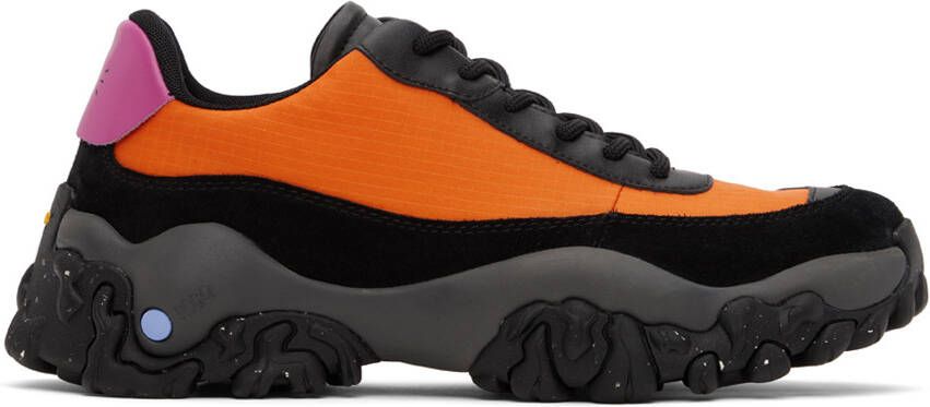 MCQ Black  Orange L11 Crimp Sneakers - Picture 5