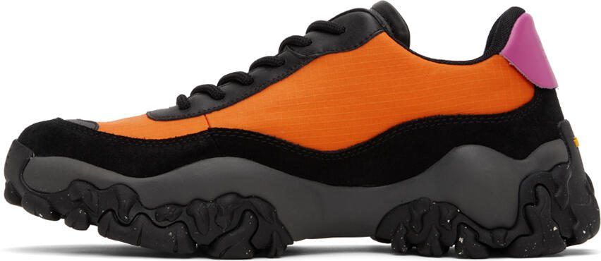MCQ Black  Orange L11 Crimp Sneakers - Picture 3