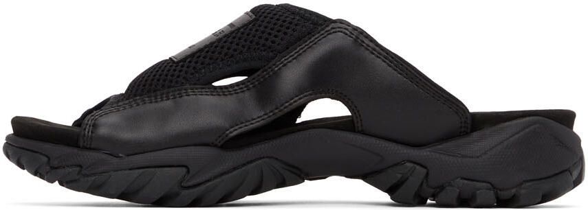 MCQ Black Slide Sandals - Picture 4