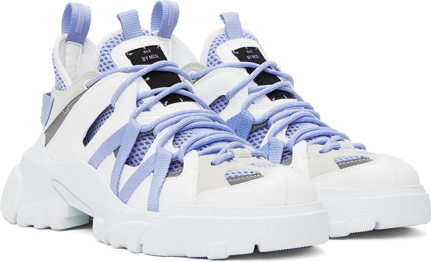 MCQ White  Blue Orbyt Descender 2.0 Sneakers - Picture 2