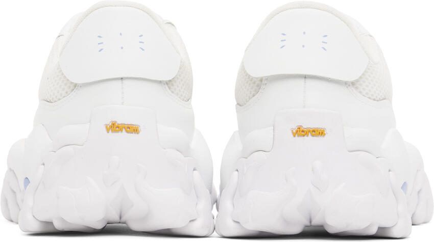 MCQ White Crimp Sneakers