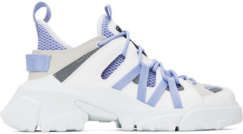 MCQ White  Blue Orbyt Descender 2.0 Sneakers - Picture 5