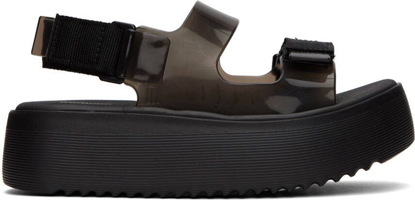 Melissa Black Brave Papete Platform Sandals - Picture 5