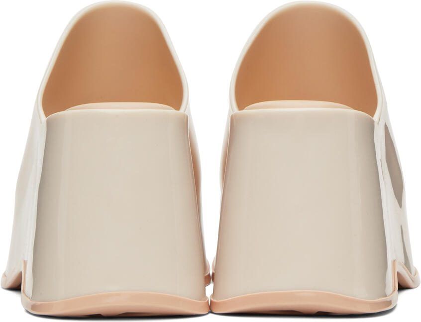 Melissa Beige Patty Heeled Sandals