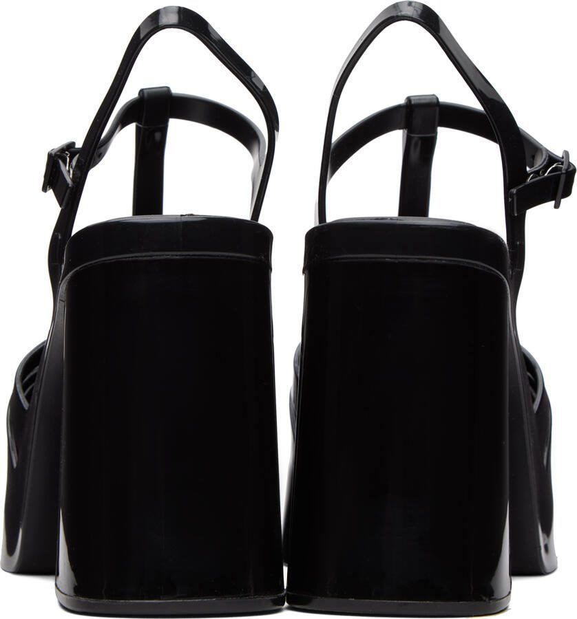 Melissa Black Party Heeled Sandals