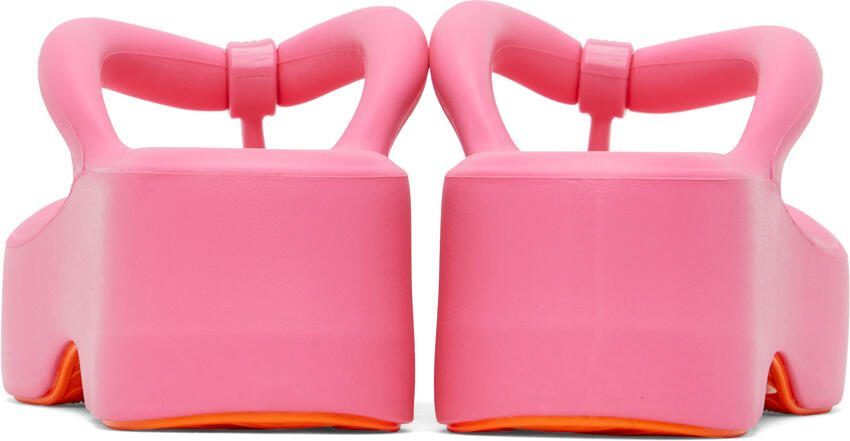 Melissa Pink Free Platform Sandals