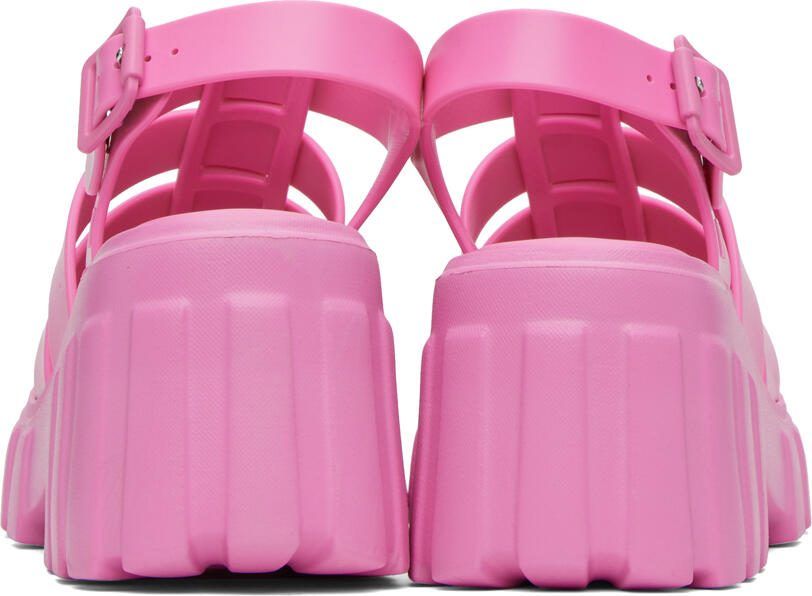 Melissa Pink Megan Platform Heeled Sandals
