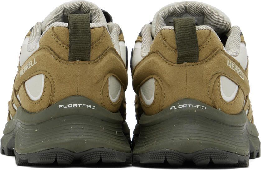 Merrell 1TRL Off-White  Brown Moab Hybrid Zip Sneakers