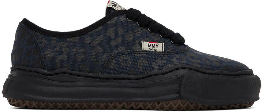 Miharayasuhiro Black Baker Leopard Sneakers - Picture 5