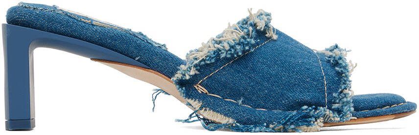 Miista Blue Marguerite Heeled Sandals