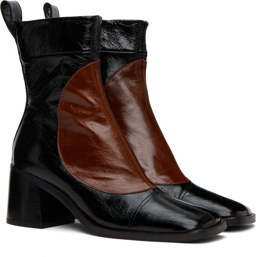 Miista Black  Brown Larisa Boots