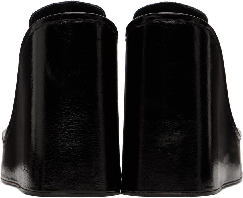 Miista Black Kiho Mule Heels