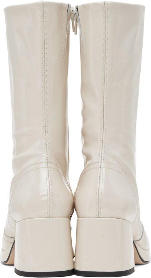 Miista Off-White Cass Boots - Picture 3