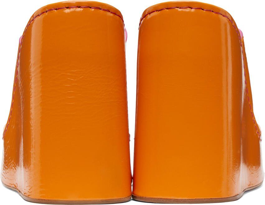 Miista Orange Rhea Sandals