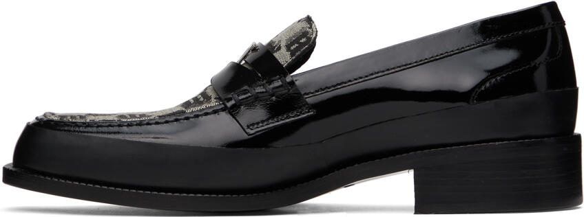 MISBHV Black  Beige Jacquard 'The Brutalist' Loafers - Picture 4